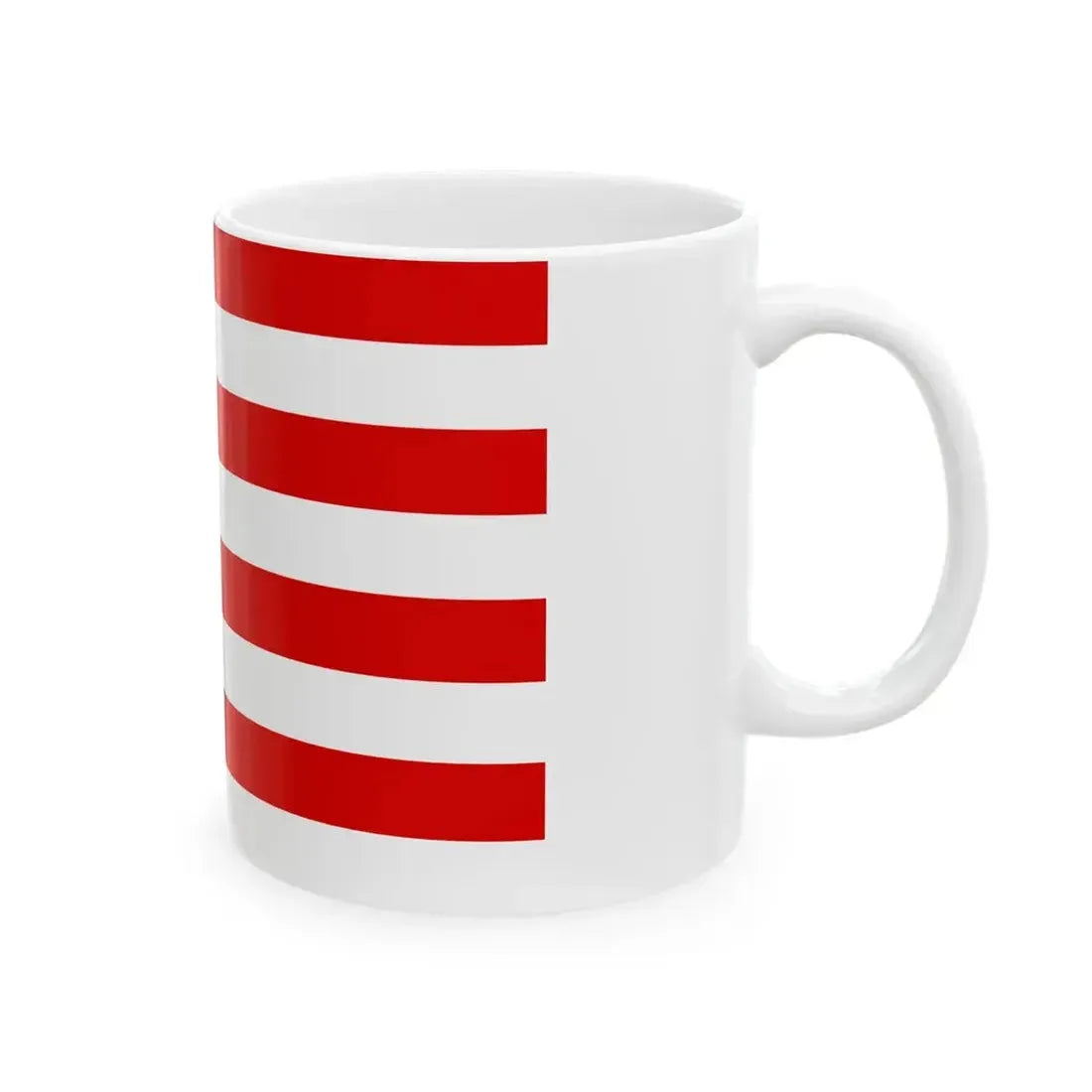 Flag of Bremen (Germany) White Coffee Mug - Go Mug Yourself