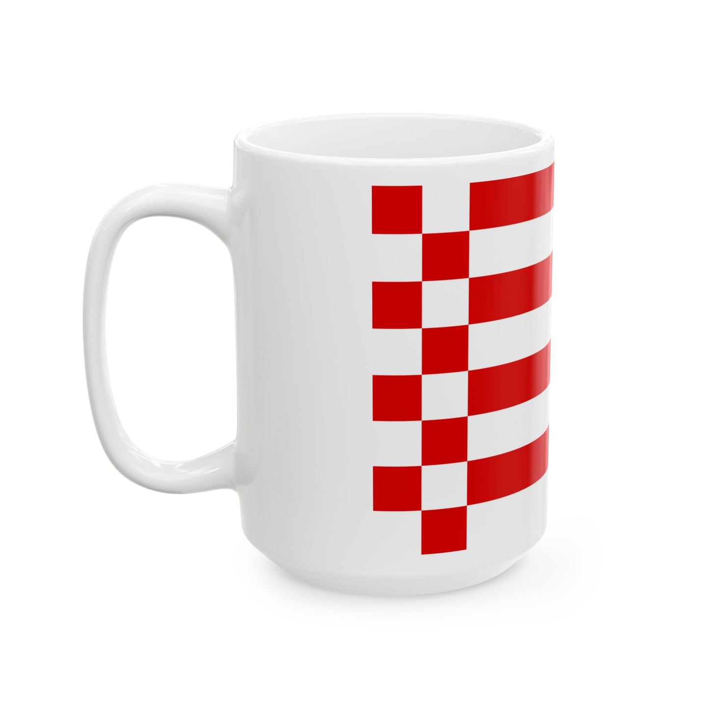 Flag of Bremen (Germany) White Coffee Mug-Go Mug Yourself