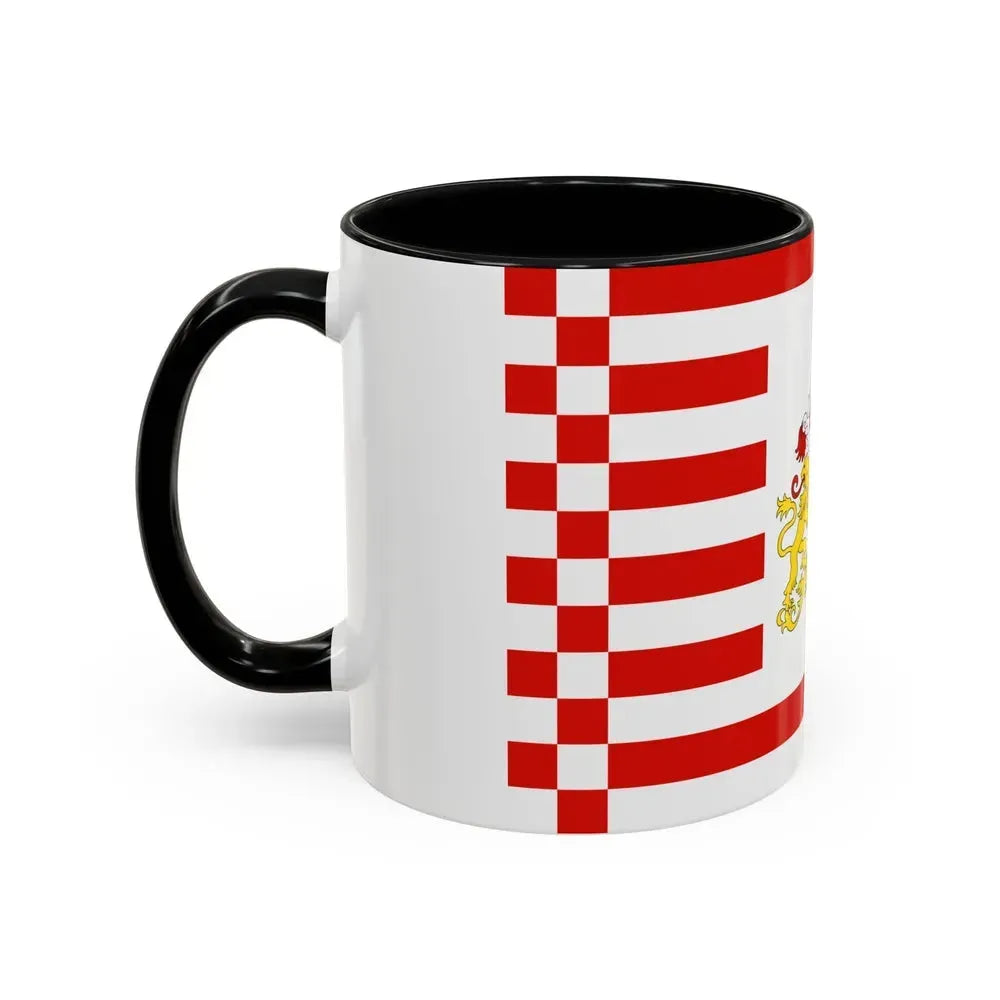 Flag of Bremen with flag arms Germany - Accent Coffee Mug - Go Mug Yourself