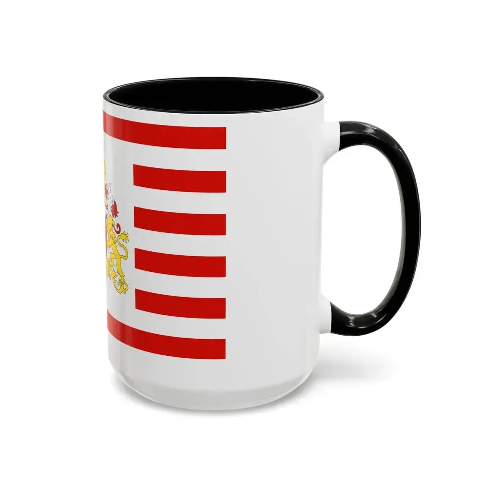 Flag of Bremen with flag arms Germany - Accent Coffee Mug - Go Mug Yourself