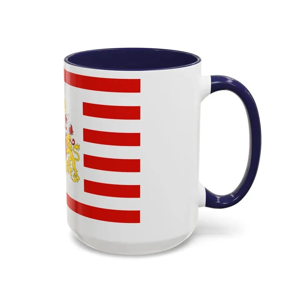 Flag of Bremen with flag arms Germany - Accent Coffee Mug - Go Mug Yourself
