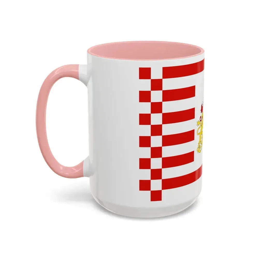 Flag of Bremen with flag arms Germany - Accent Coffee Mug - Go Mug Yourself