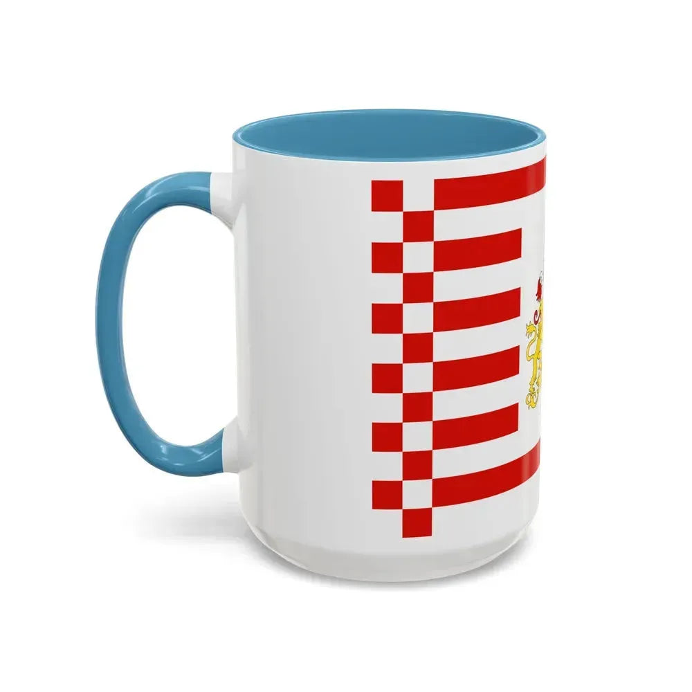Flag of Bremen with flag arms Germany - Accent Coffee Mug - Go Mug Yourself