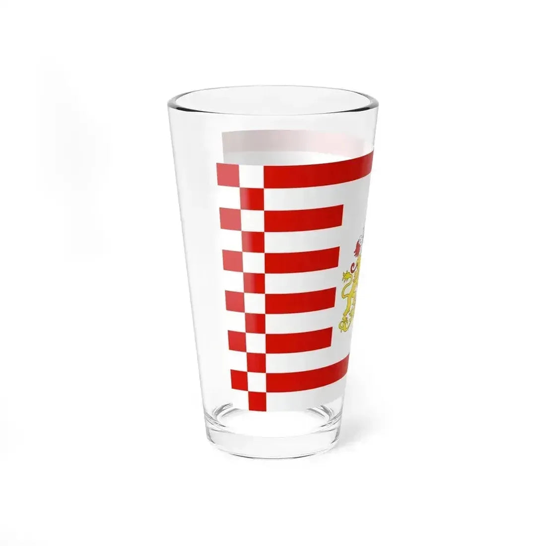 Flag of Bremen with flag arms Germany - Pint Glass 16oz - Go Mug Yourself