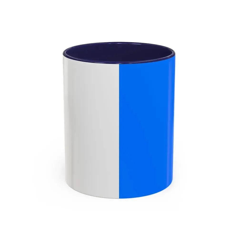 Flag of Brescia Italy - Accent Coffee Mug 11oz Navy - Go Mug Yourself