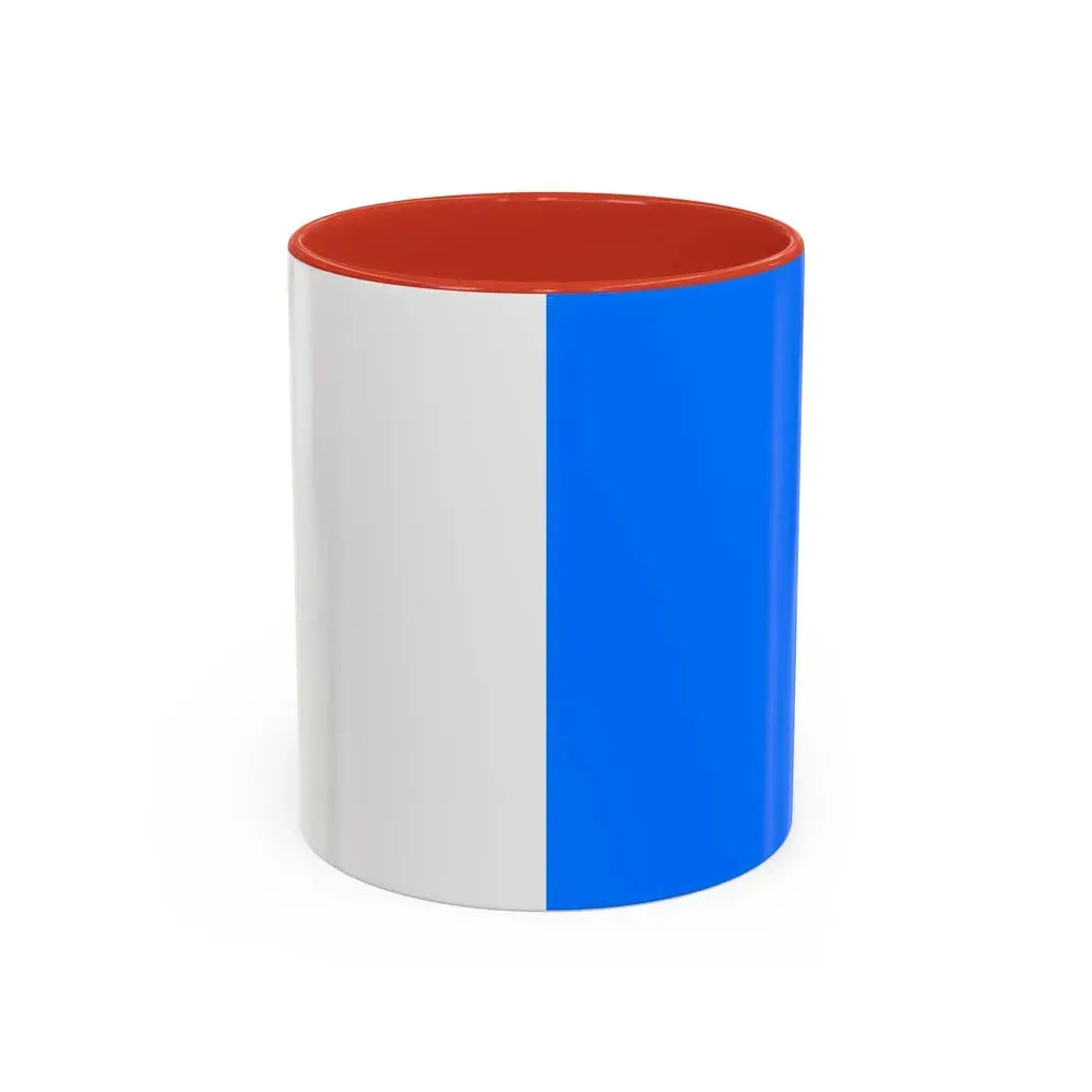 Flag of Brescia Italy - Accent Coffee Mug 11oz Red - Go Mug Yourself