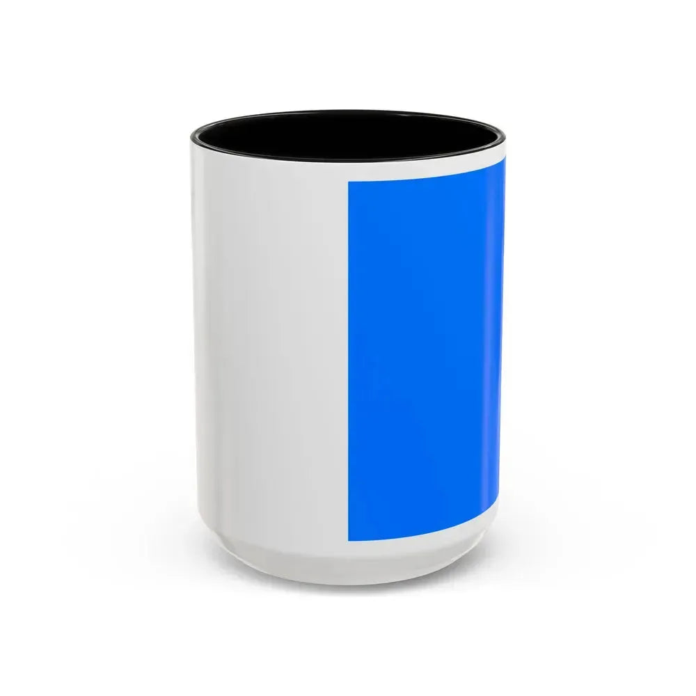 Flag of Brescia Italy - Accent Coffee Mug 15oz Black - Go Mug Yourself