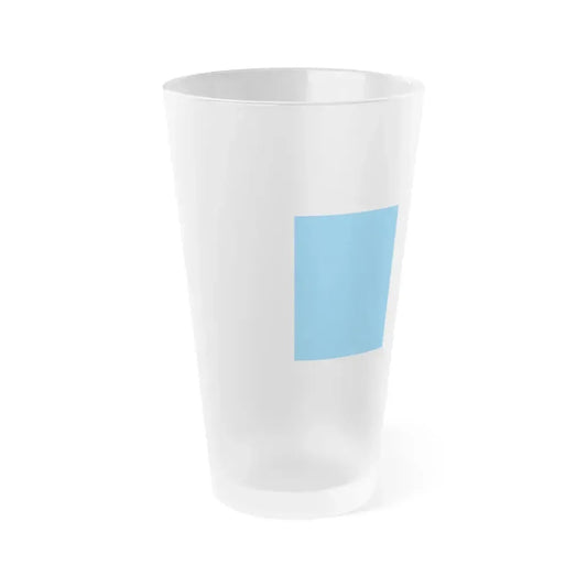 Flag of Brescia Italy - Frosted Pint Glass 16oz 16oz Frosted - Go Mug Yourself
