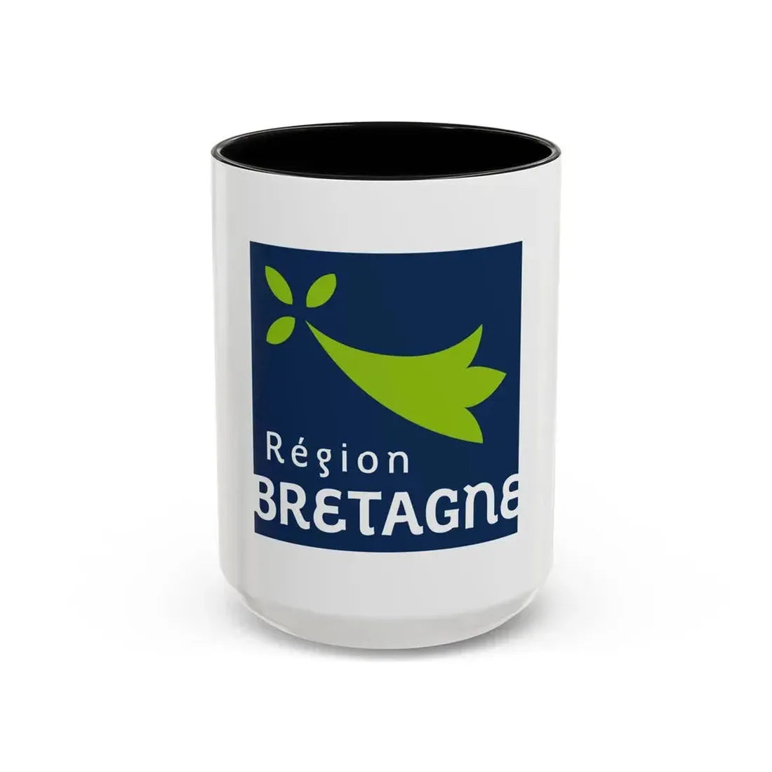 Flag of Bretagne France 2 - Accent Coffee Mug 15oz Black - Go Mug Yourself