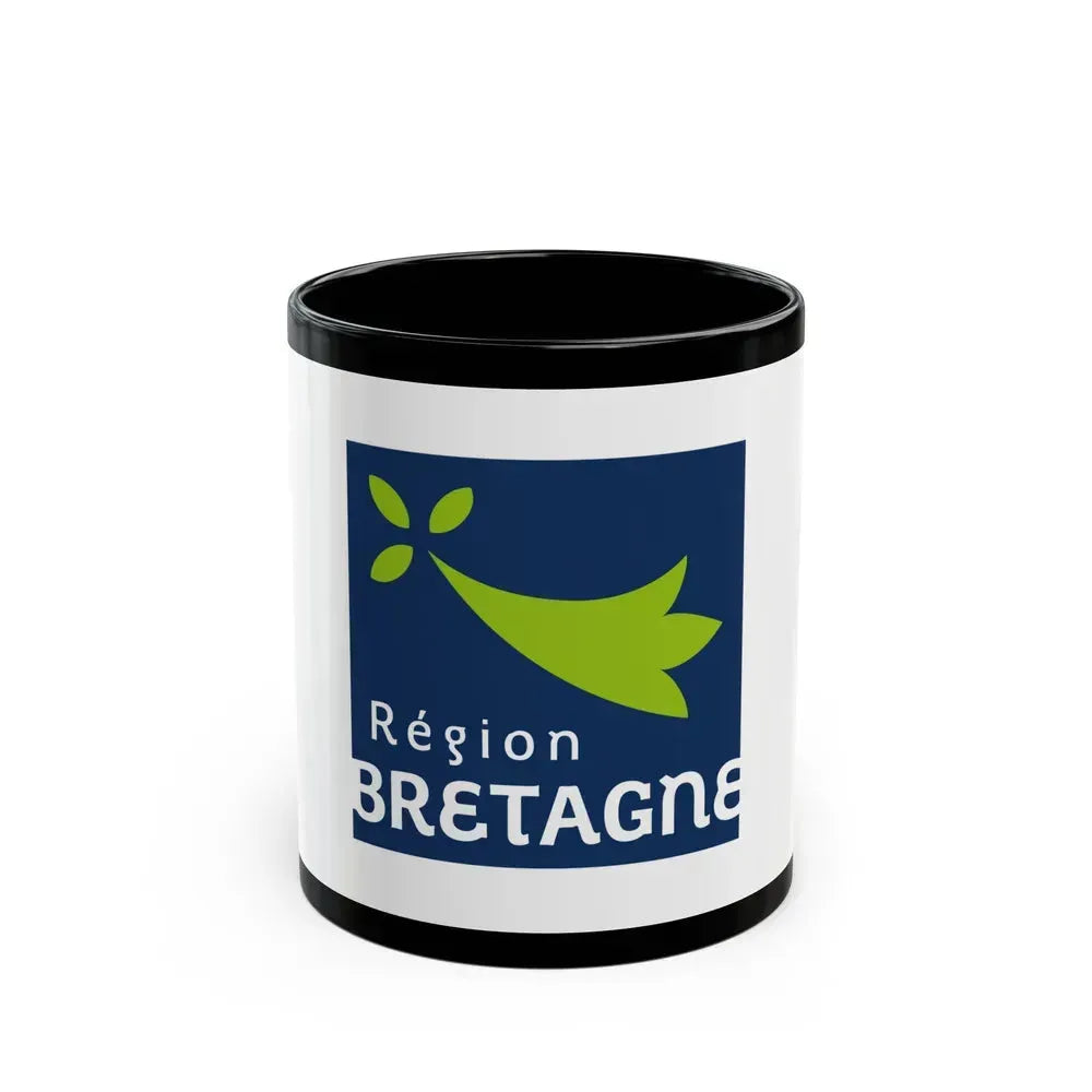 Flag of Bretagne France 2 - Black Coffee Mug 11oz - Go Mug Yourself