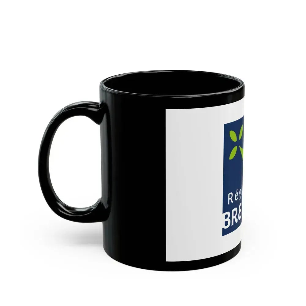 Flag of Bretagne France 2 - Black Coffee Mug - Go Mug Yourself