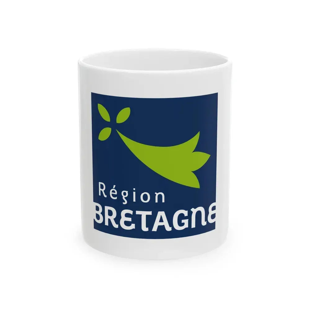 Flag of Bretagne France 2 - White Coffee Mug 11oz - Go Mug Yourself