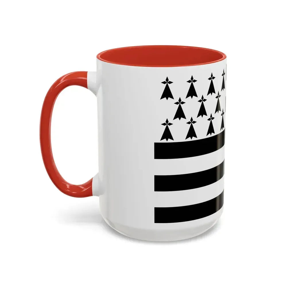 Flag of Bretagne France - Accent Coffee Mug - Go Mug Yourself