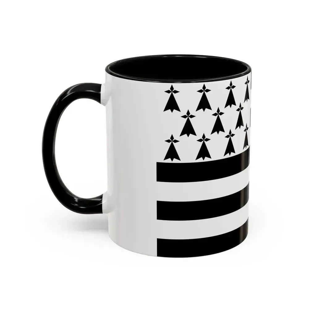 Flag of Bretagne France - Accent Coffee Mug - Go Mug Yourself