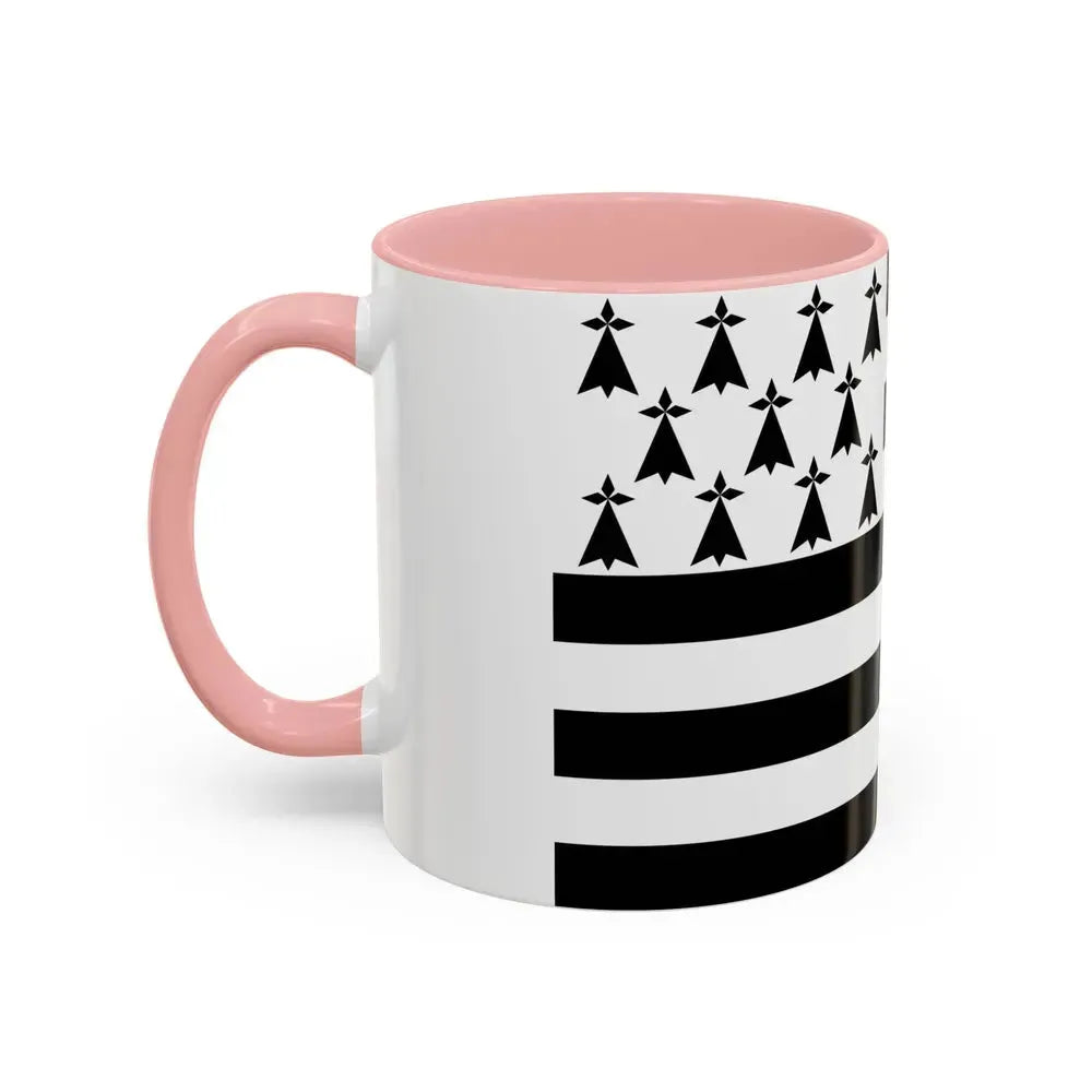 Flag of Bretagne France - Accent Coffee Mug - Go Mug Yourself
