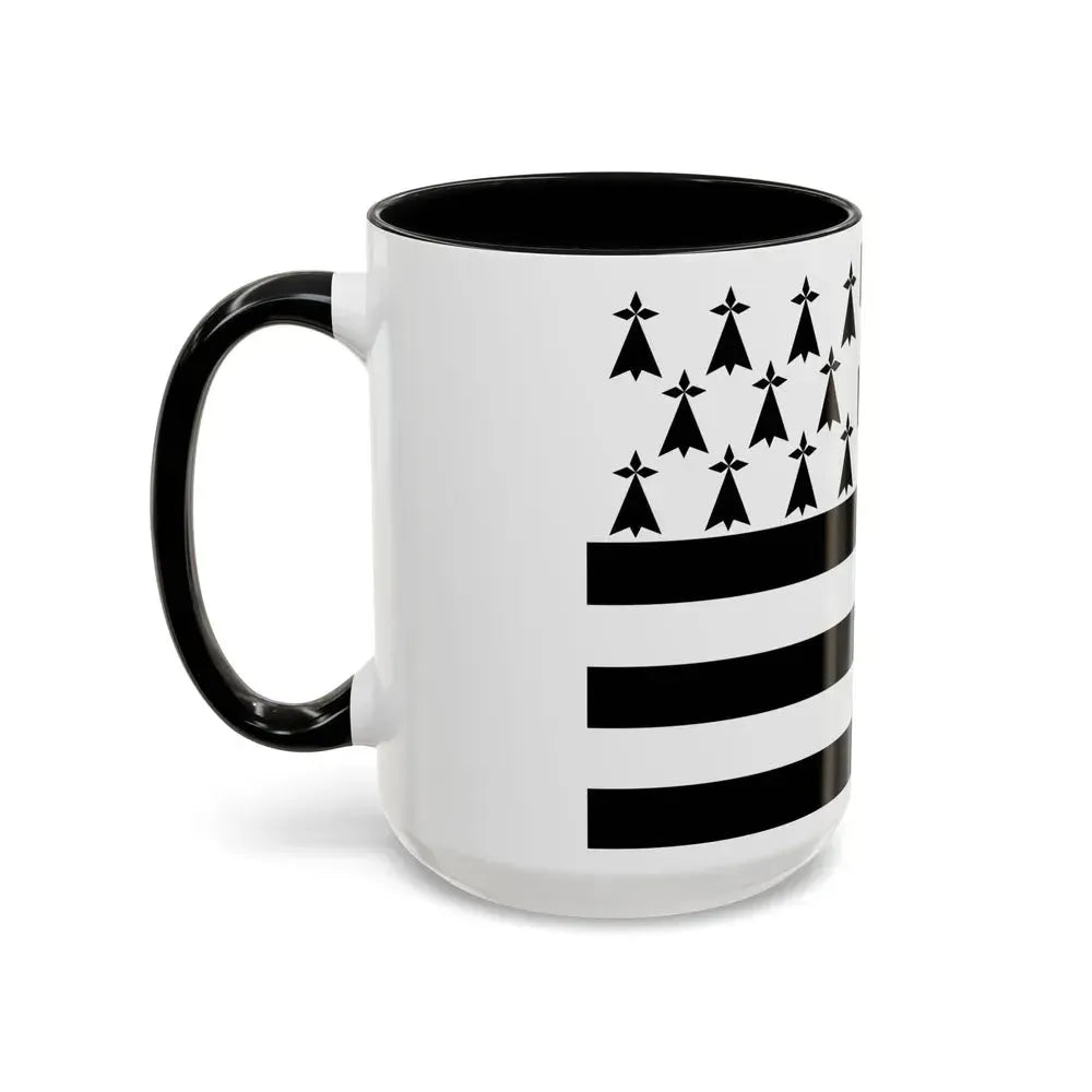 Flag of Bretagne France - Accent Coffee Mug - Go Mug Yourself