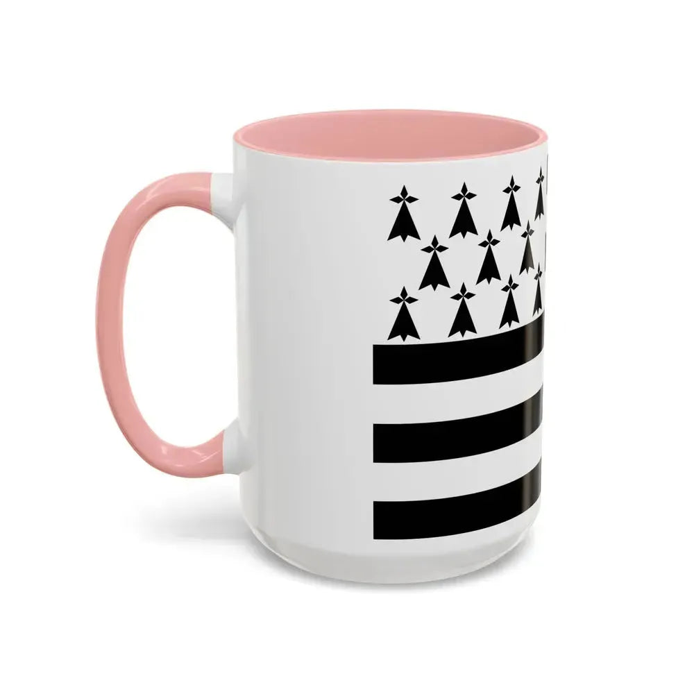 Flag of Bretagne France - Accent Coffee Mug - Go Mug Yourself