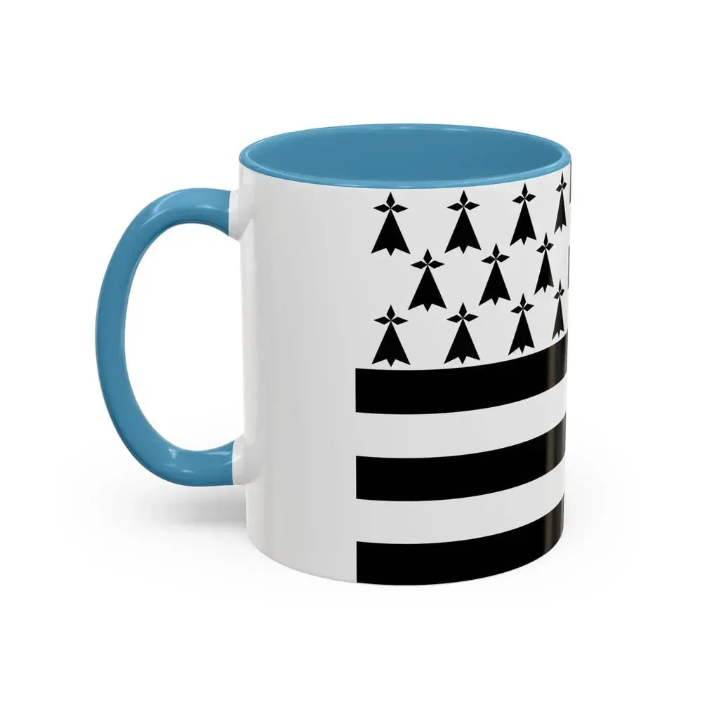 Flag of Bretagne France - Accent Coffee Mug - Go Mug Yourself