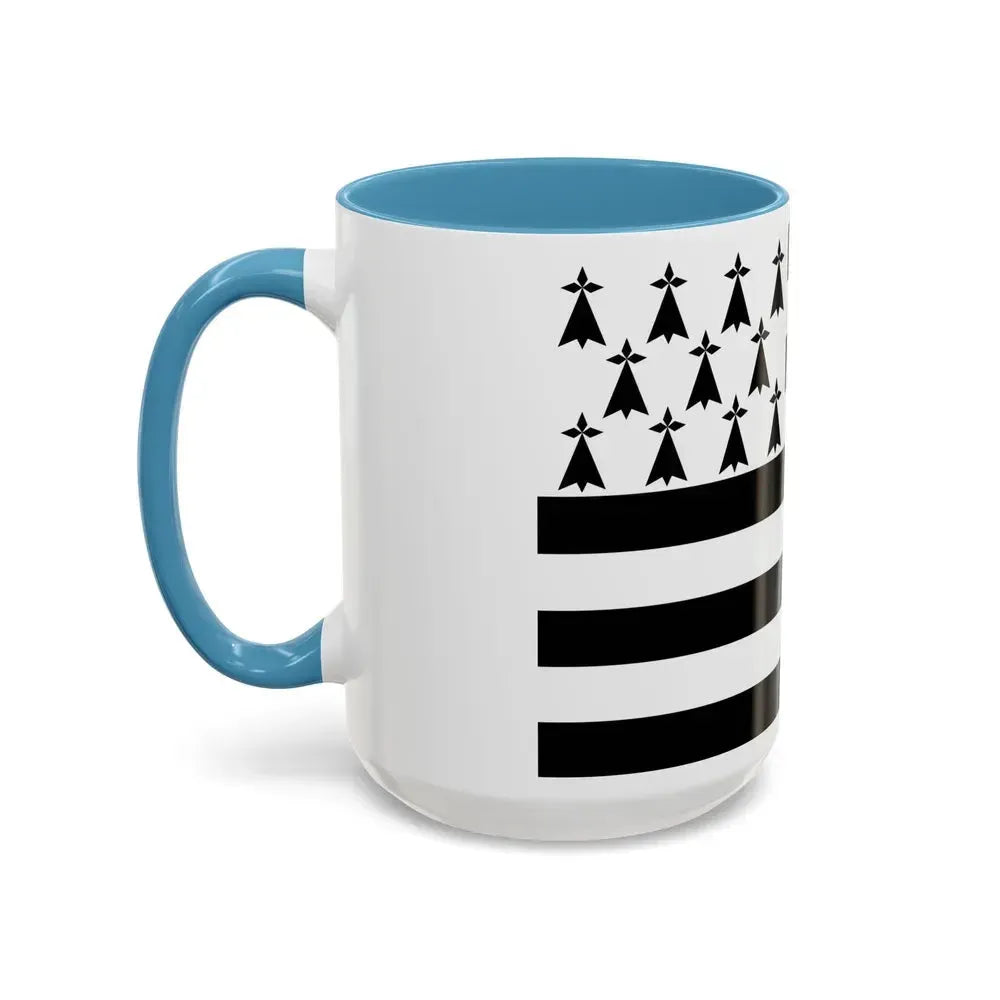 Flag of Bretagne France - Accent Coffee Mug - Go Mug Yourself