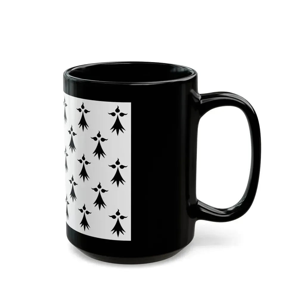 Flag of Bretagne3 France - Black Coffee Mug - Go Mug Yourself