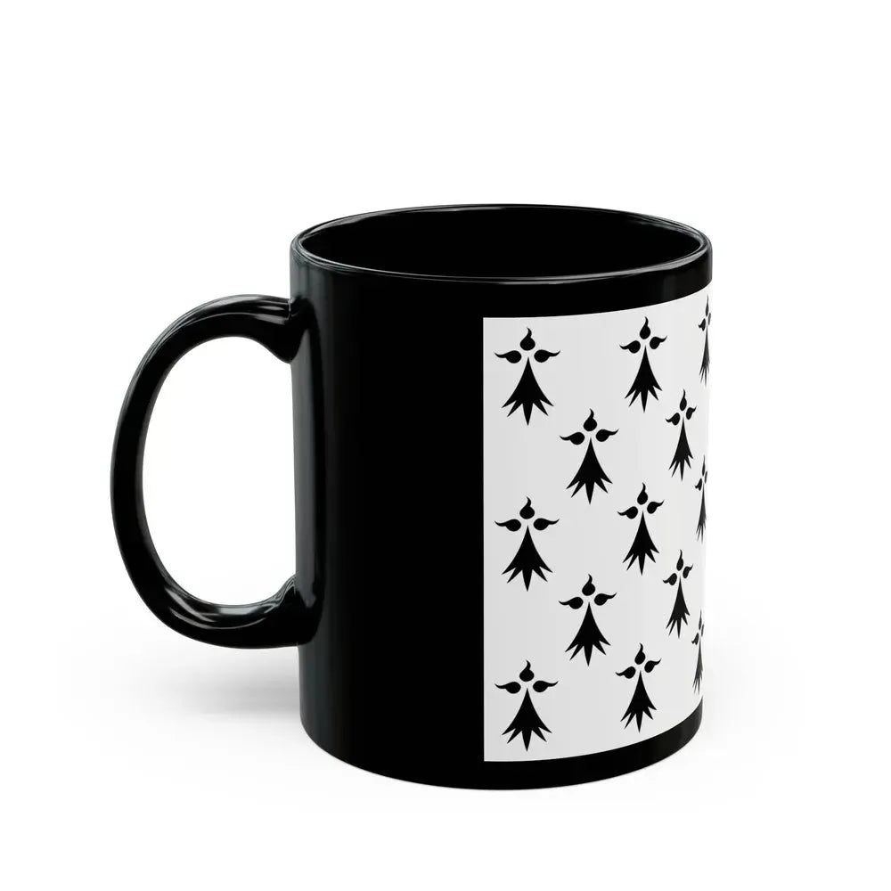 Flag of Bretagne3 France - Black Coffee Mug - Go Mug Yourself