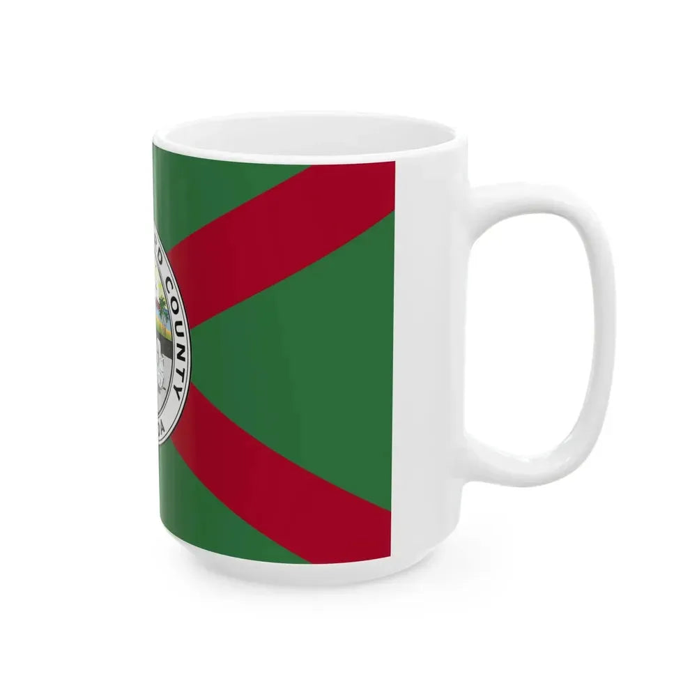 Flag of Brevard County Florida (United States) White Coffee Mug - Go Mug Yourself