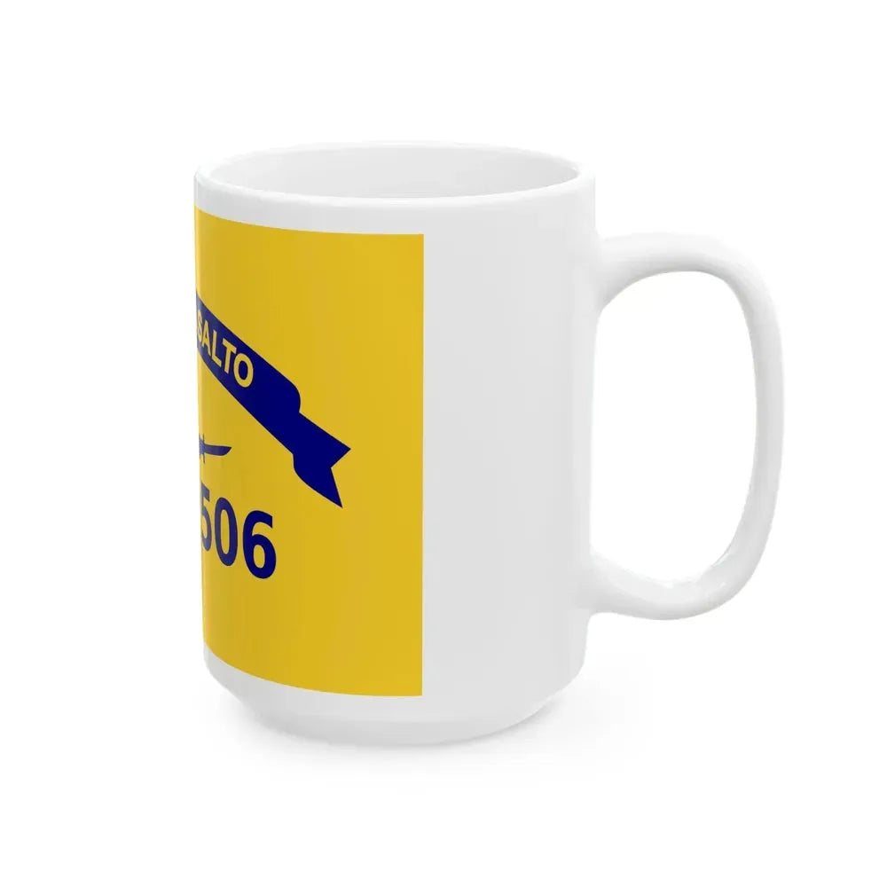 Flag of Brigade 2506 (Cuba) White Coffee Mug - Go Mug Yourself
