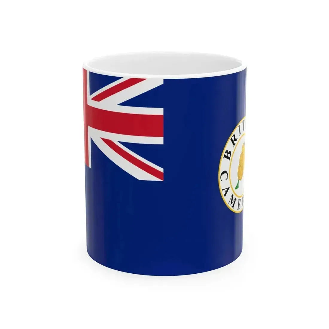 Flag of British Cameroon (Cameroon) White Coffee Mug 11oz - Go Mug Yourself
