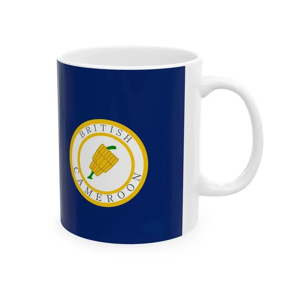 Flag of British Cameroons (Cameroon) White Coffee Mug - Go Mug Yourself