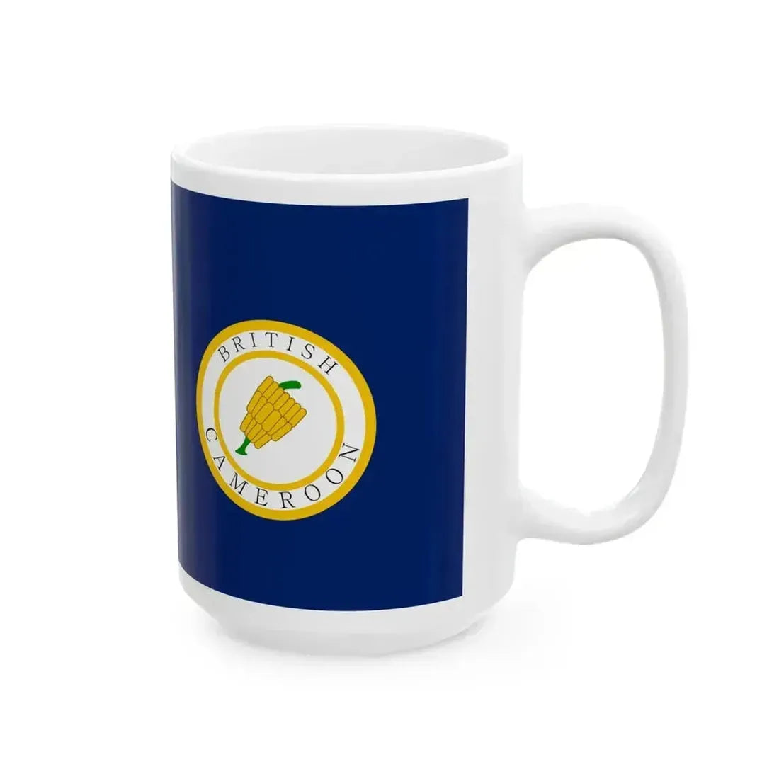Flag of British Cameroons (Cameroon) White Coffee Mug - Go Mug Yourself