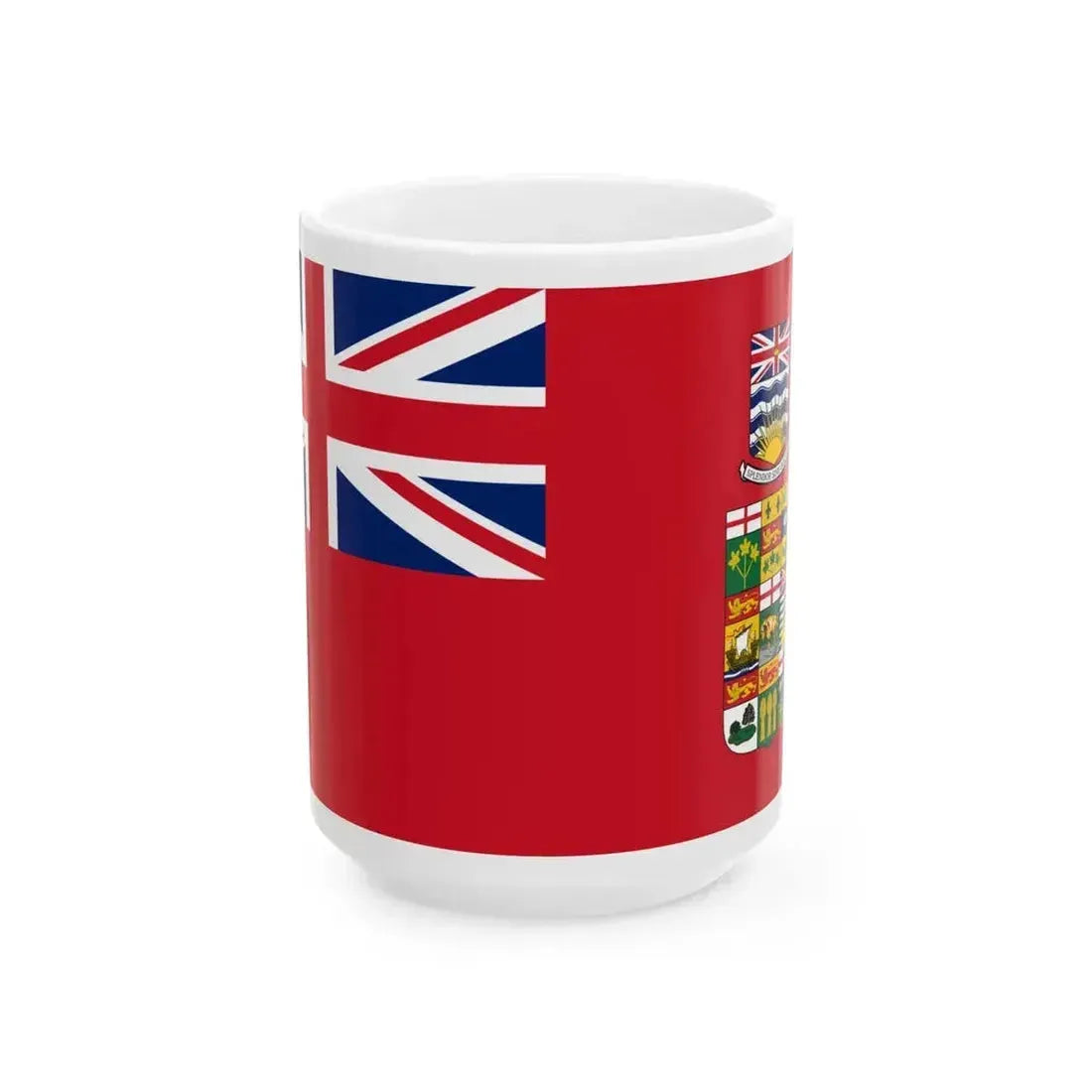 Flag of British Columbia 1906-1922 (Canada) White Coffee Mug 15oz - Go Mug Yourself