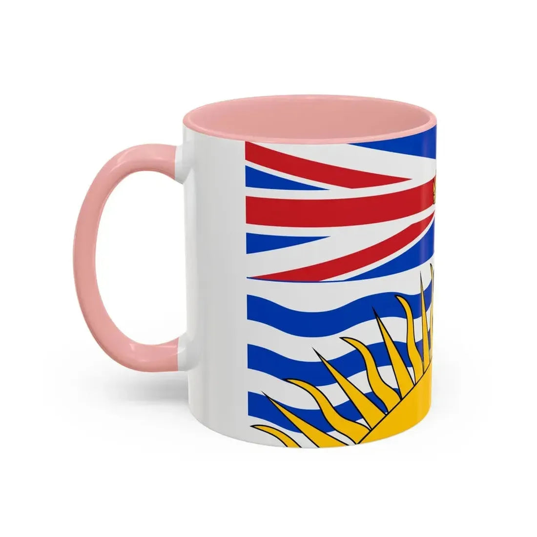 Flag of British Columbia Canada - Accent Coffee Mug - Go Mug Yourself
