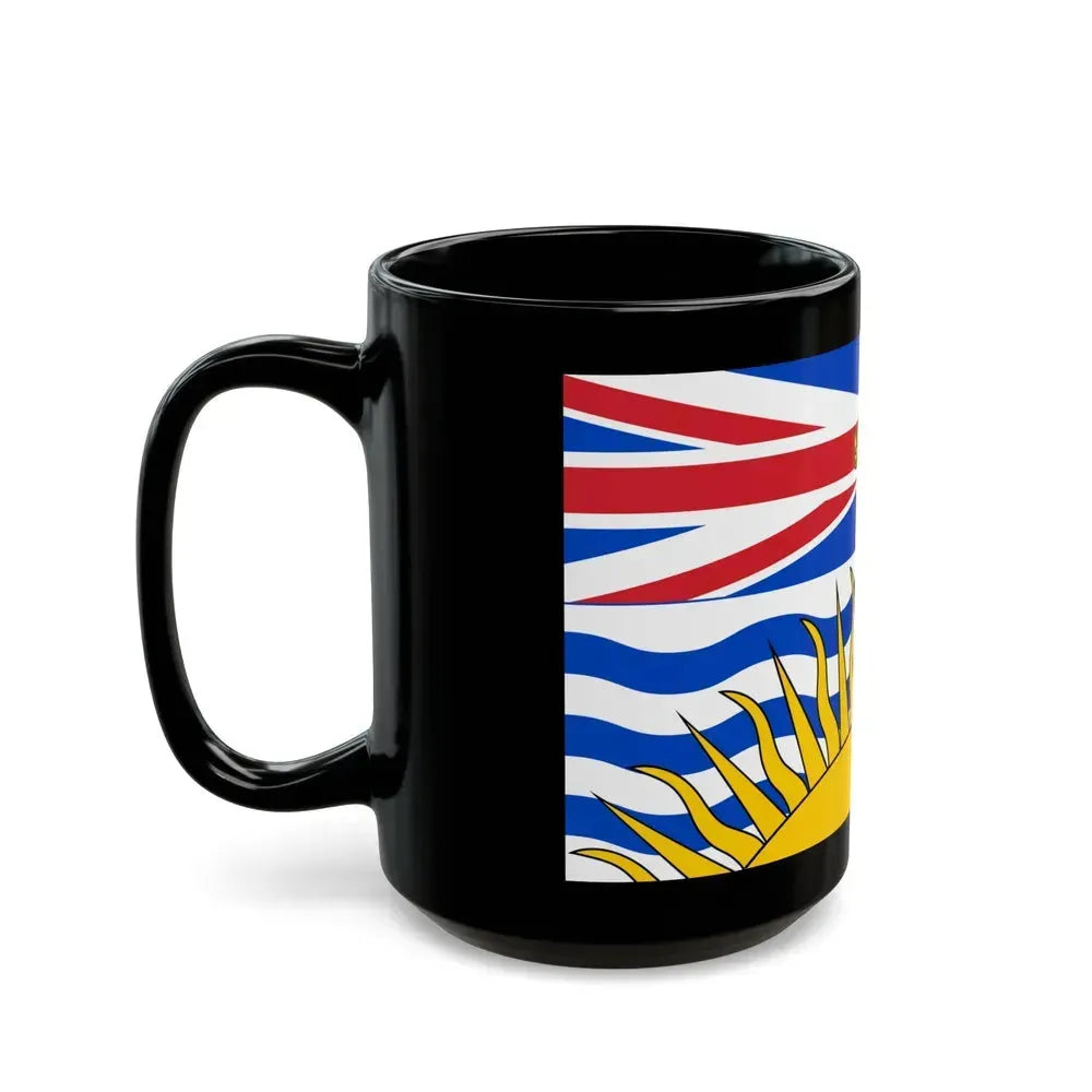 Flag of British Columbia Canada - Black Coffee Mug - Go Mug Yourself