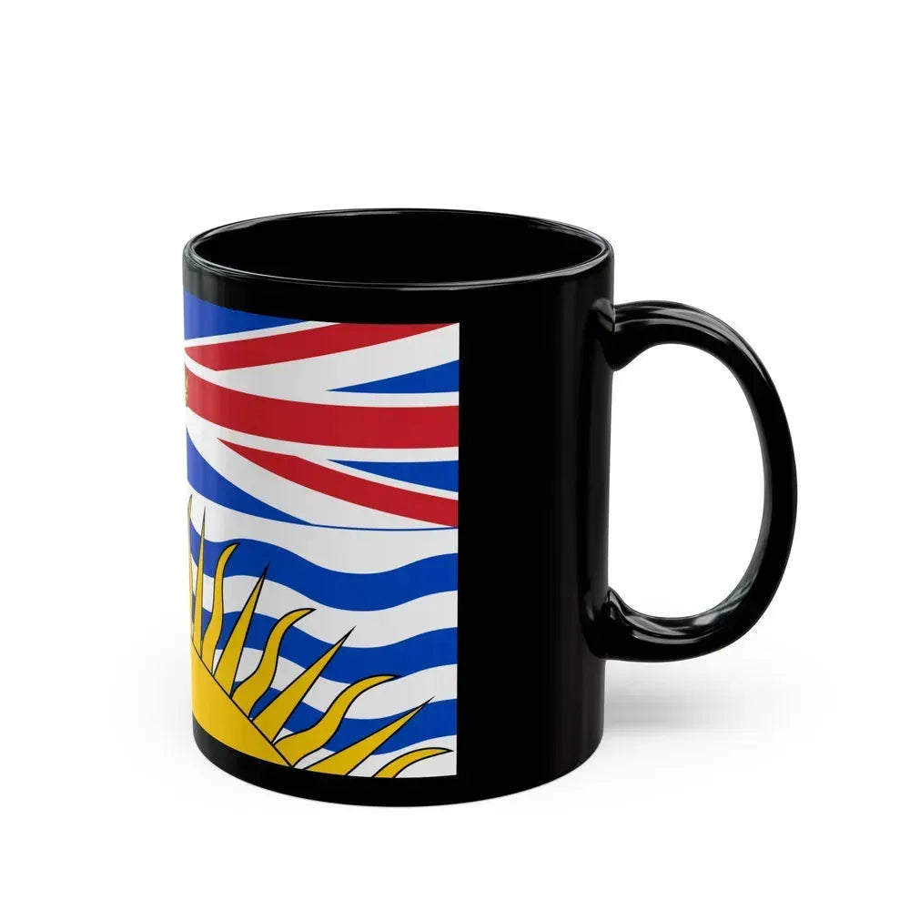 Flag of British Columbia Canada - Black Coffee Mug - Go Mug Yourself