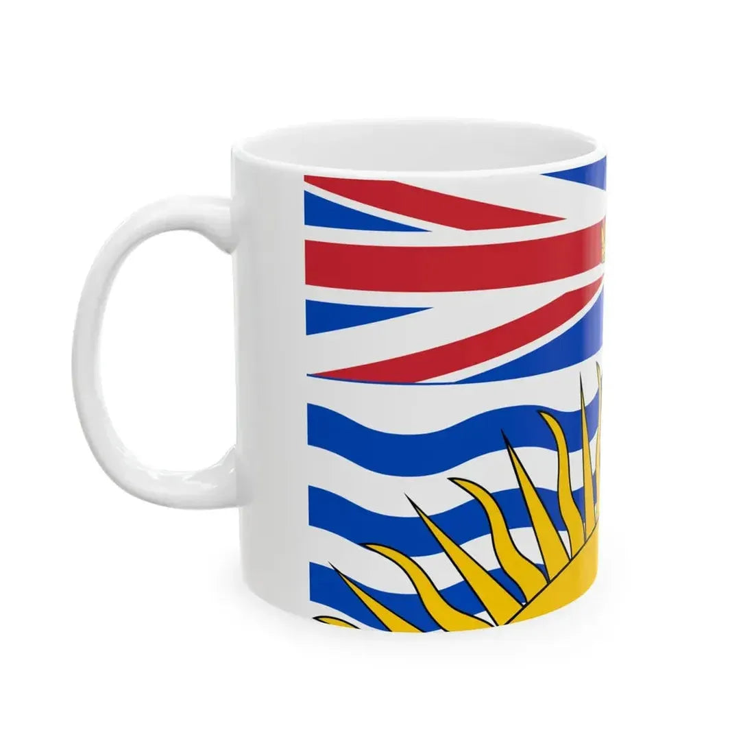 Flag of British Columbia (Canada) White Coffee Mug - Go Mug Yourself