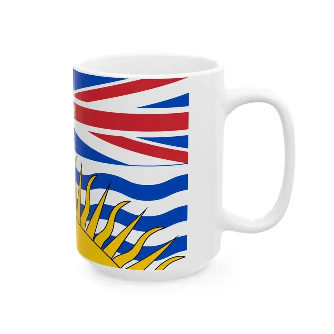 Flag of British Columbia (Canada) White Coffee Mug - Go Mug Yourself