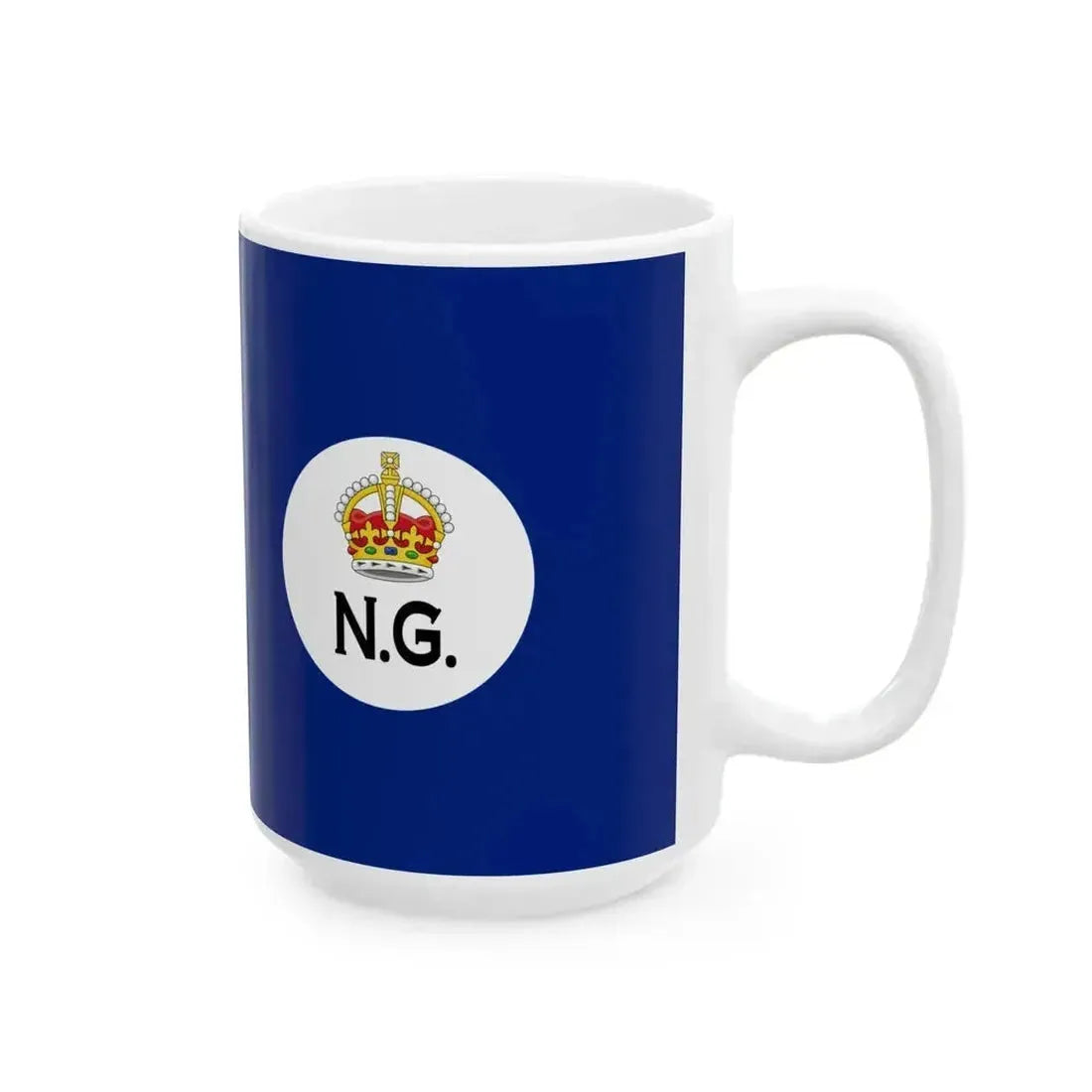 Flag of British New Guinea 1884-1888 (Guinea) White Coffee Mug - Go Mug Yourself