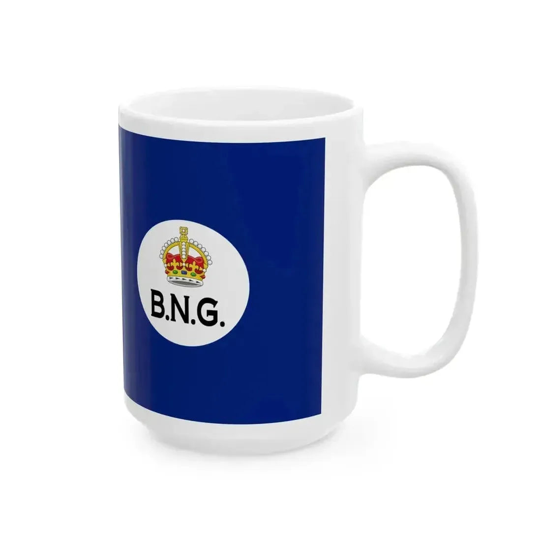 Flag of British New Guinea 1888-1906 (Guinea) White Coffee Mug - Go Mug Yourself