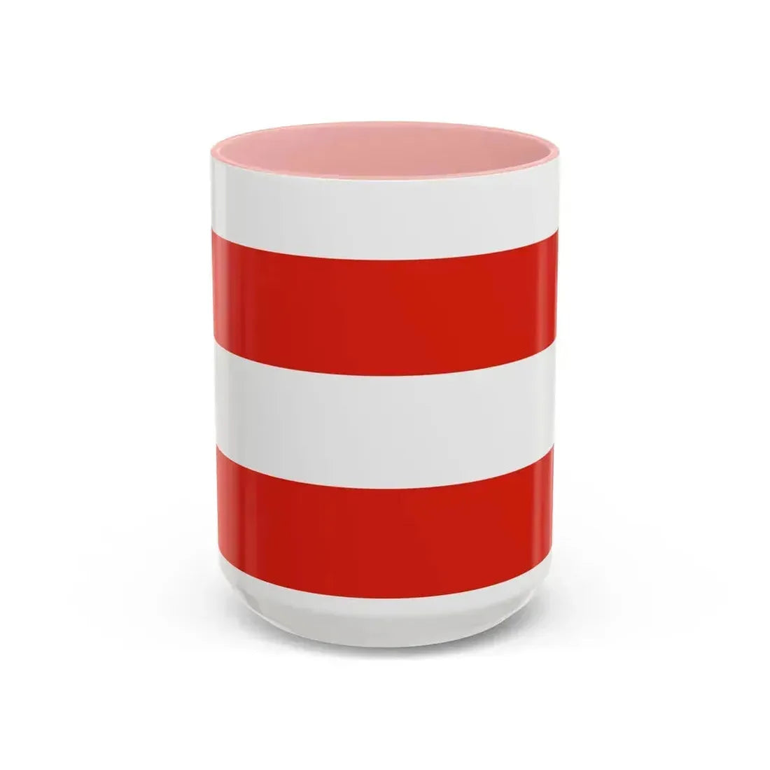 Flag of Brno Czech Republic - Accent Coffee Mug 15oz Pink - Go Mug Yourself