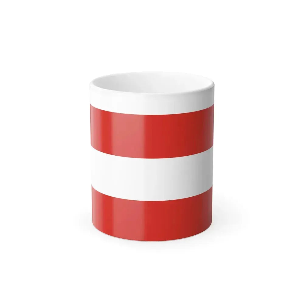 Flag of Brno Czech Republic - Color Changing Coffee Mug 11oz - Go Mug Yourself