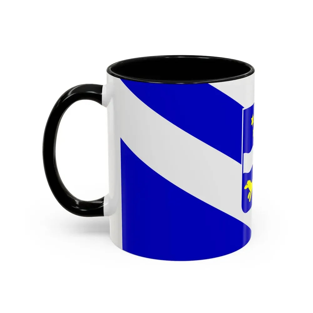 Flag of Brod Posavina County Croatia - Accent Coffee Mug - Go Mug Yourself