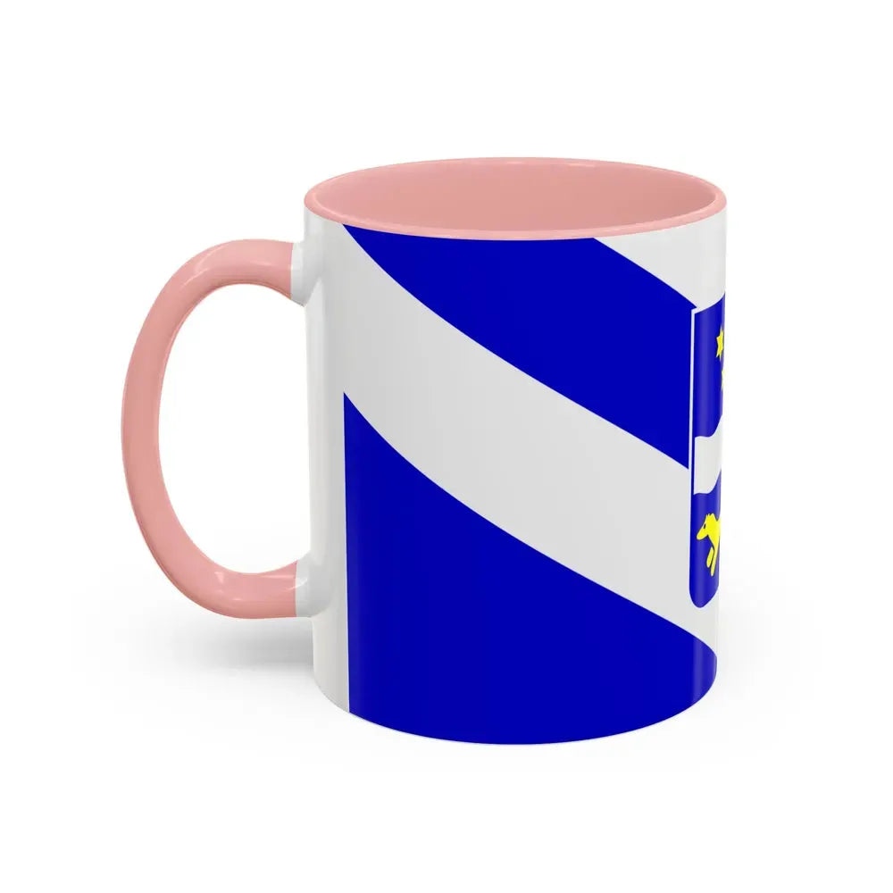 Flag of Brod Posavina County Croatia - Accent Coffee Mug - Go Mug Yourself