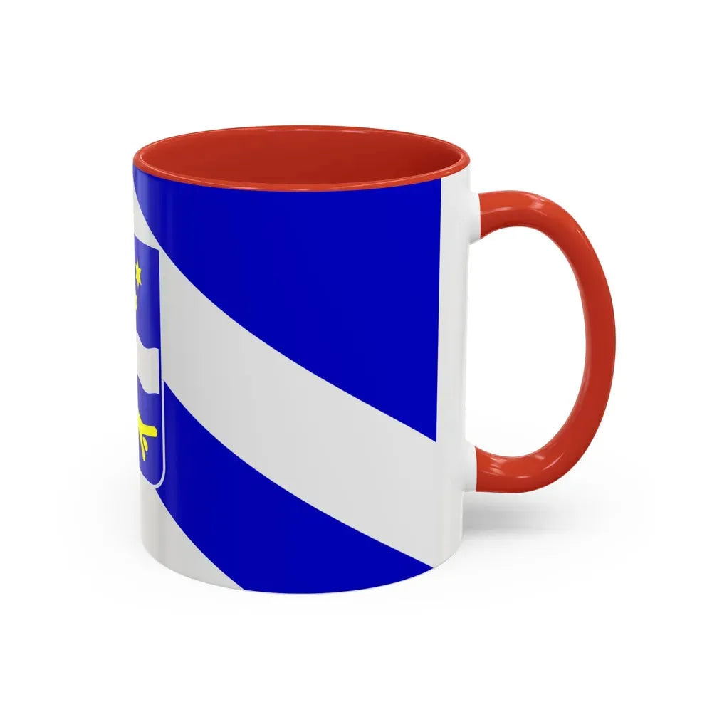 Flag of Brod Posavina County Croatia - Accent Coffee Mug - Go Mug Yourself
