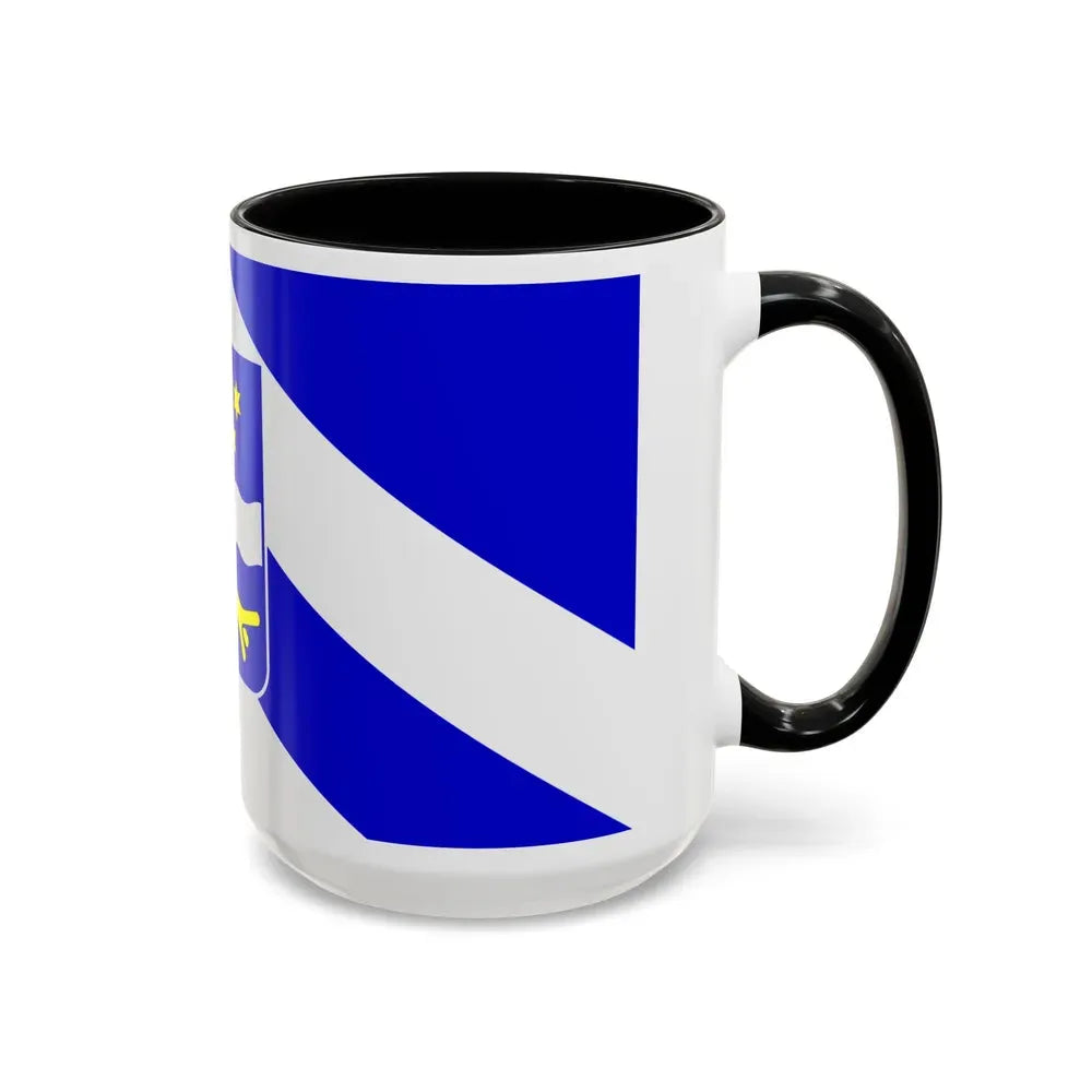 Flag of Brod Posavina County Croatia - Accent Coffee Mug - Go Mug Yourself
