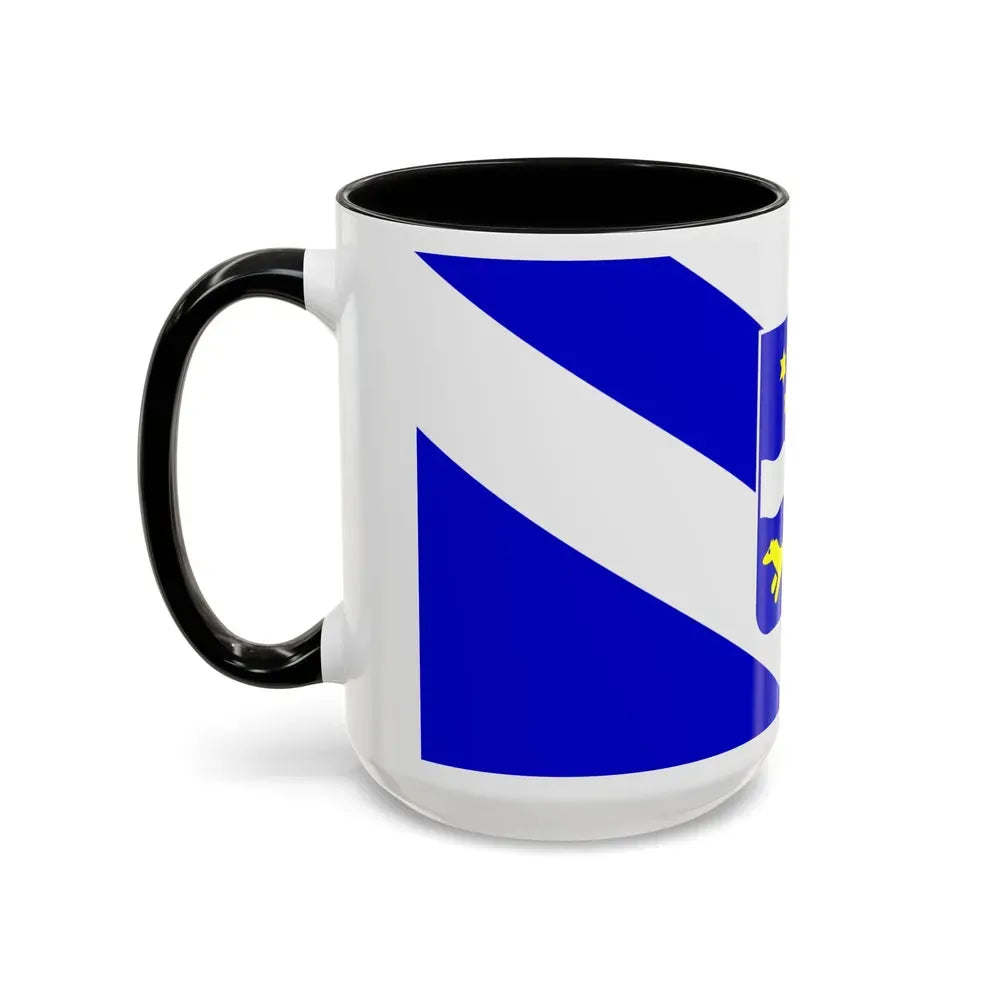 Flag of Brod Posavina County Croatia - Accent Coffee Mug - Go Mug Yourself