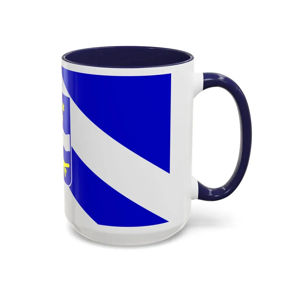 Flag of Brod Posavina County Croatia - Accent Coffee Mug - Go Mug Yourself