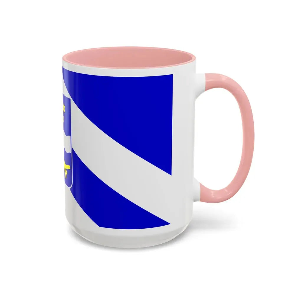 Flag of Brod Posavina County Croatia - Accent Coffee Mug - Go Mug Yourself