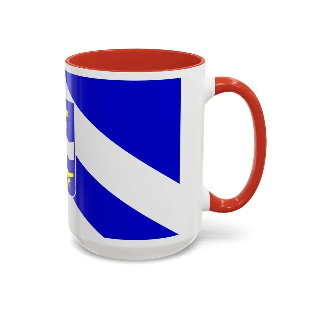 Flag of Brod Posavina County Croatia - Accent Coffee Mug - Go Mug Yourself