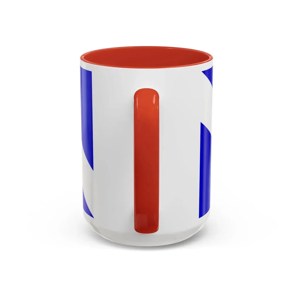 Flag of Brod Posavina County Croatia - Accent Coffee Mug - Go Mug Yourself