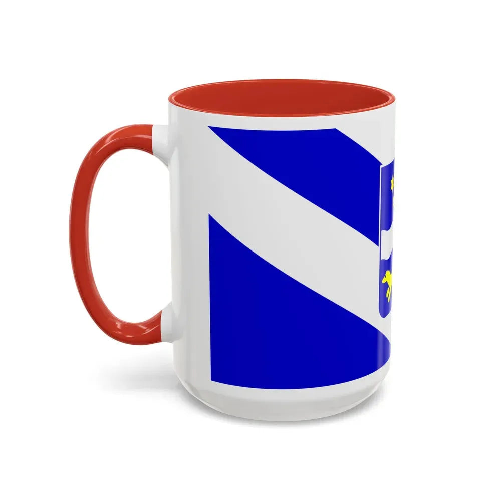 Flag of Brod Posavina County Croatia - Accent Coffee Mug - Go Mug Yourself